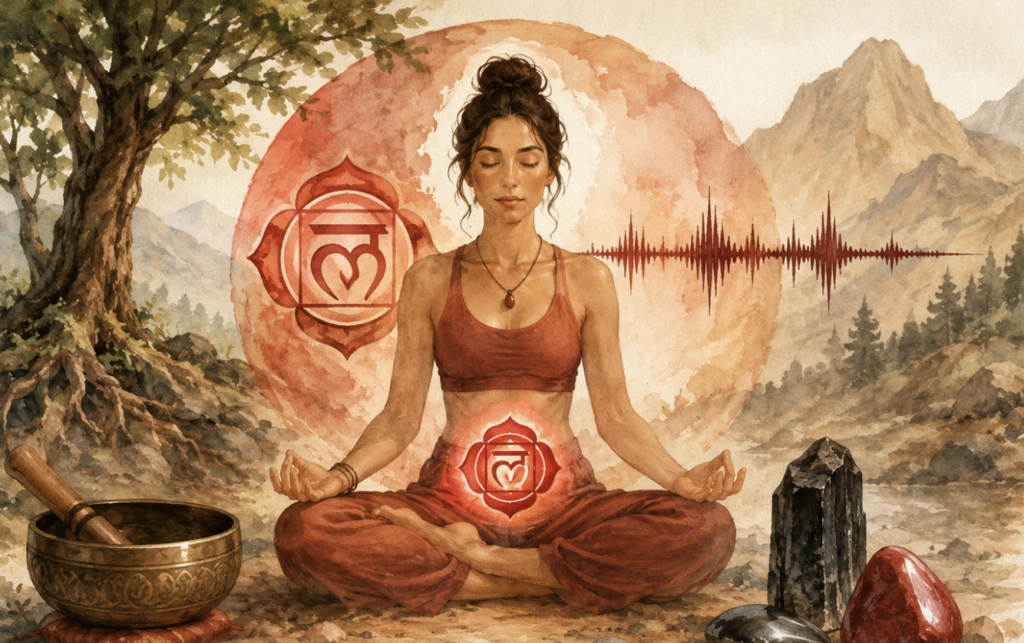 Harmoniser son chakra racine (Muladhara) avec le son et les pierres