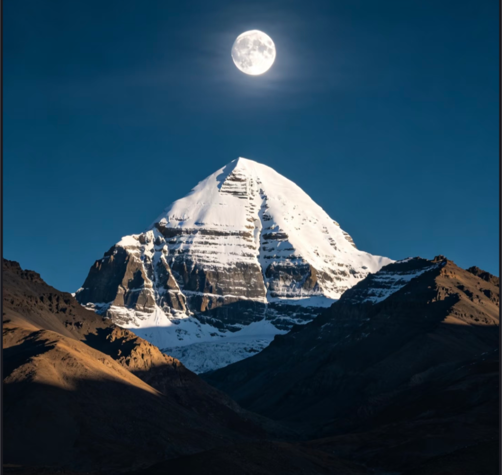 Mont Kailash de nuit