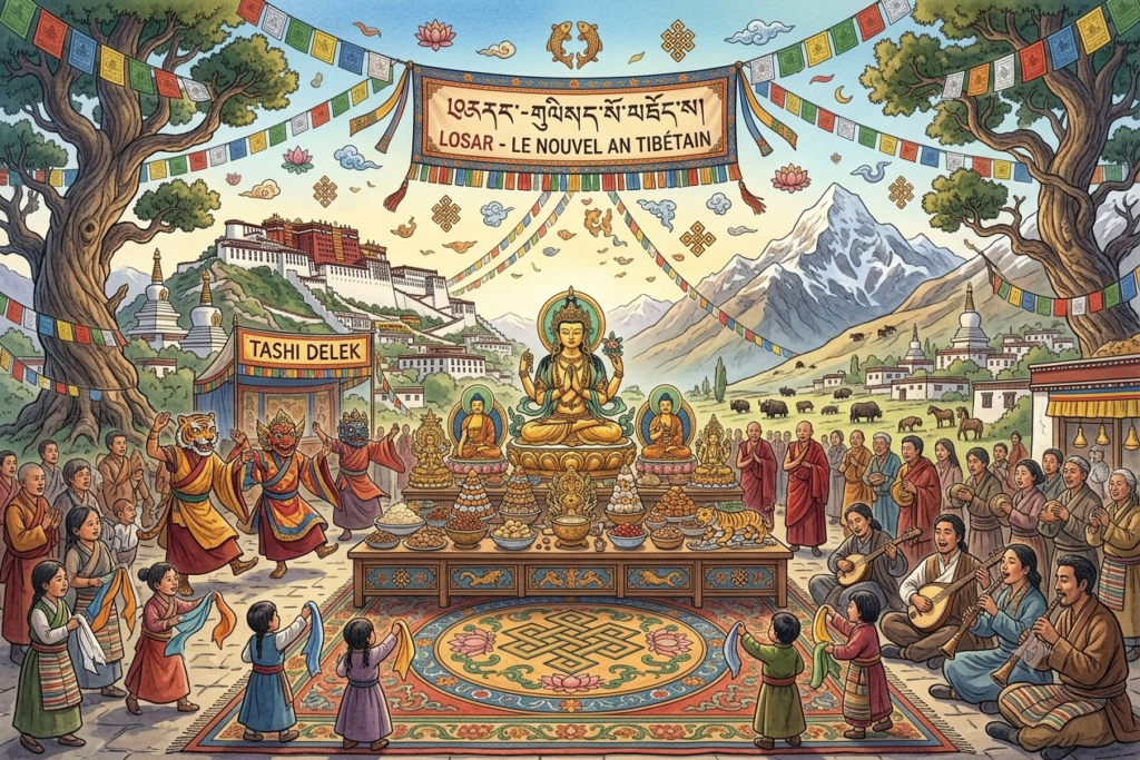 losar nouvel an tibetain
