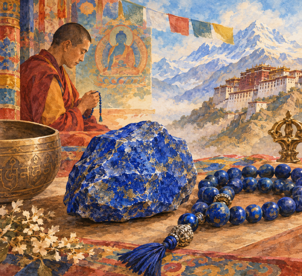 Les propriétés du lapis-lazuli dans la tradition tibétaine