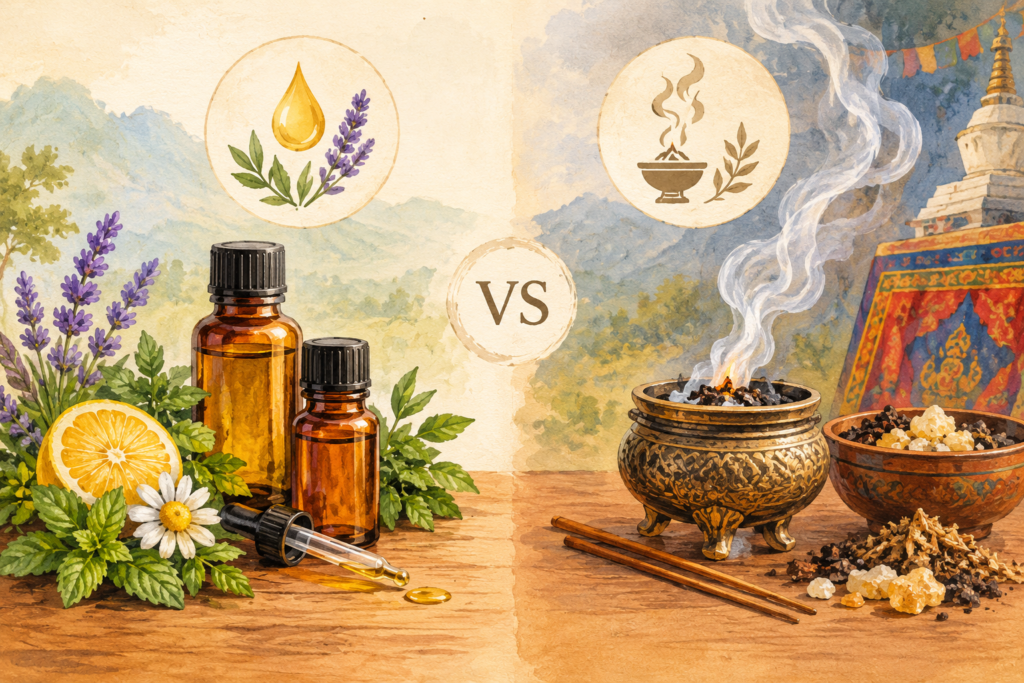 huile essentielle vs encens