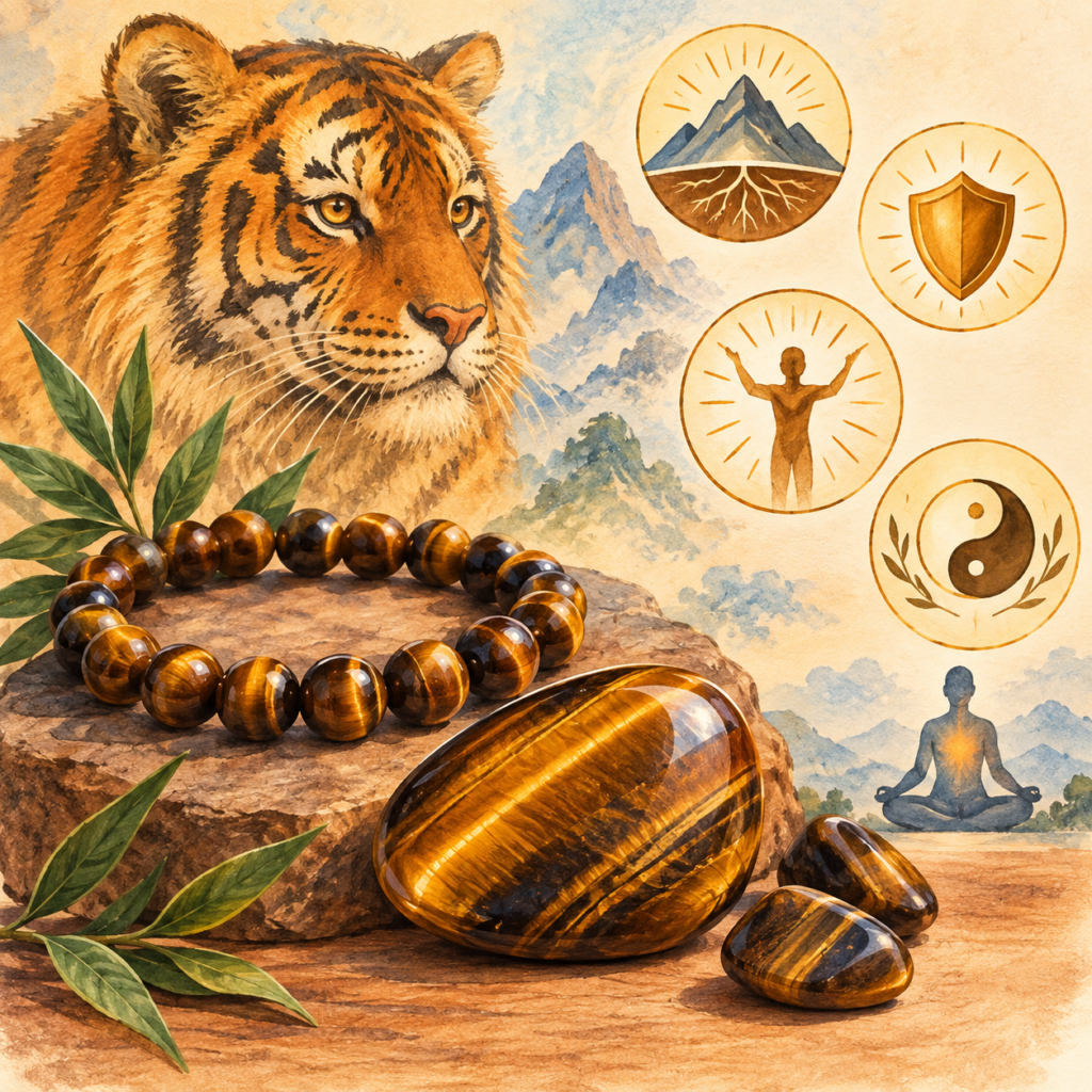 Signification et vertus de la pierre d’œil de tigre en lithothérapie