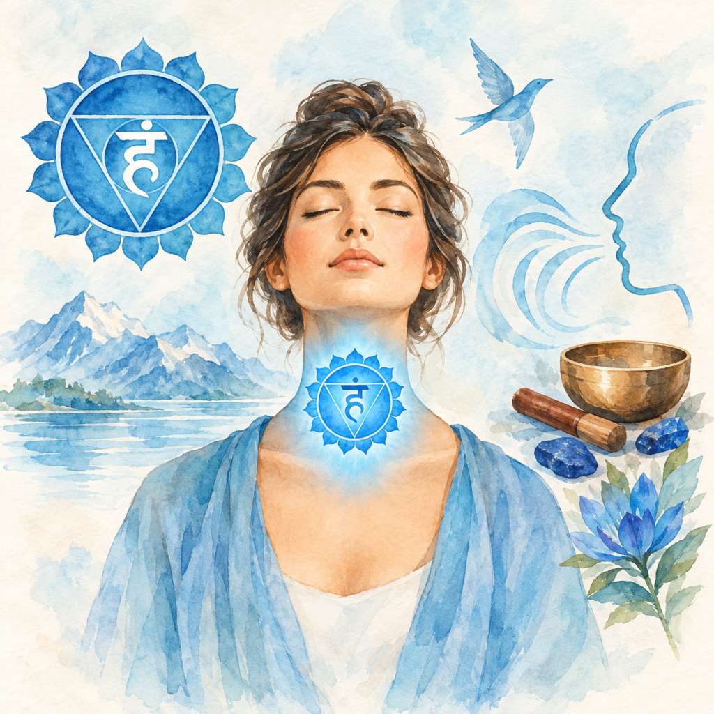 Chakra de la gorge : signification, blocages et déblocage
